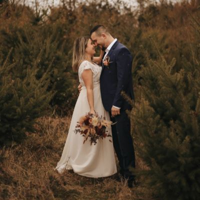 mariage thème d'automne fleurs automnales marrons mariage foncé