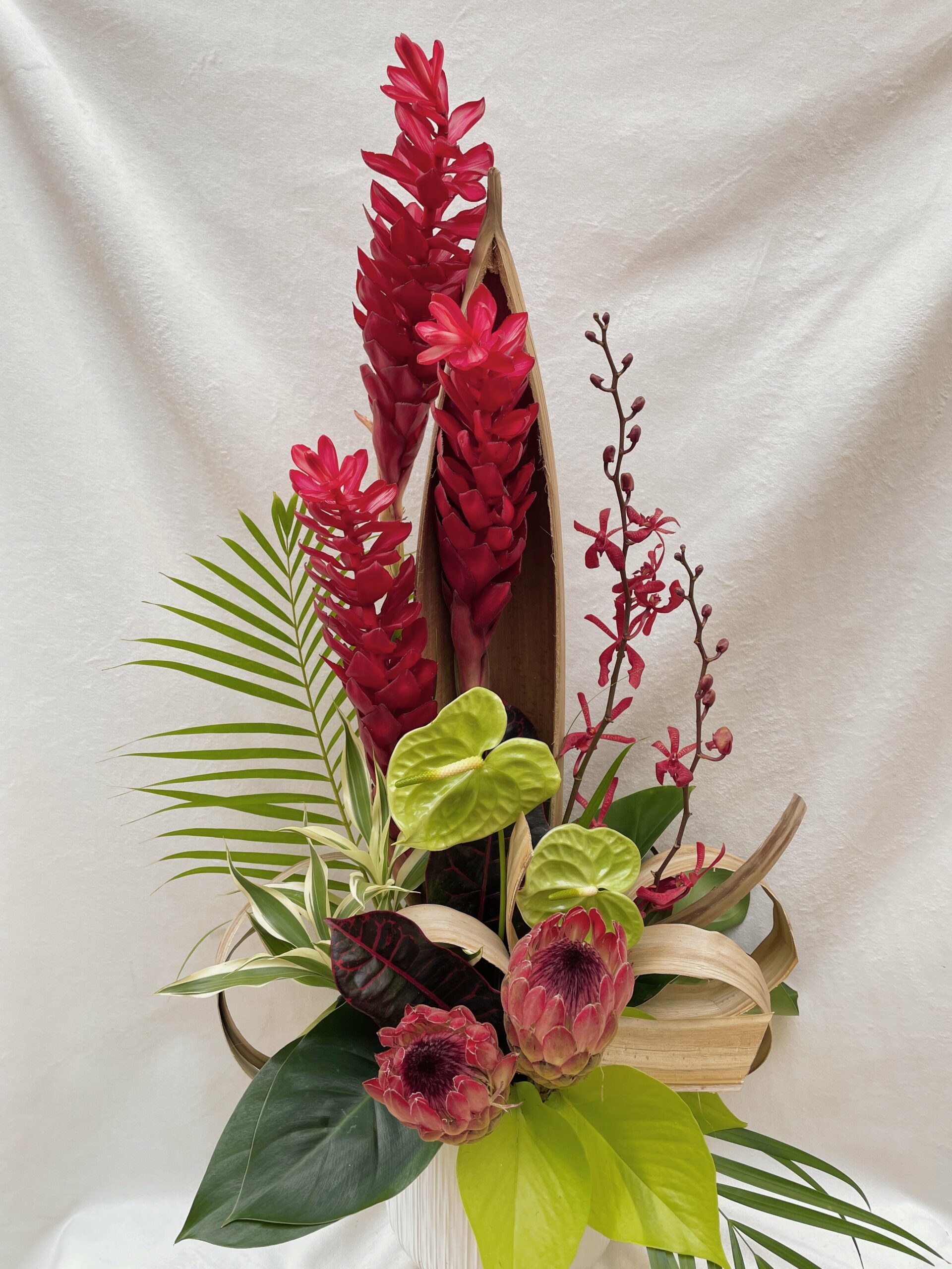 composition exotique composition de fleurs exotiques
