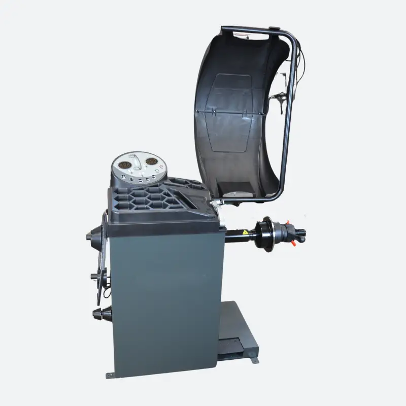 Equilibreuse de roue semi-automatique avec pédale de frein et arbre de 40mm