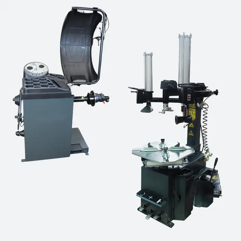 Pack équilibreuse et démonte pneus 10-24 pouces pour garages pneumatiques