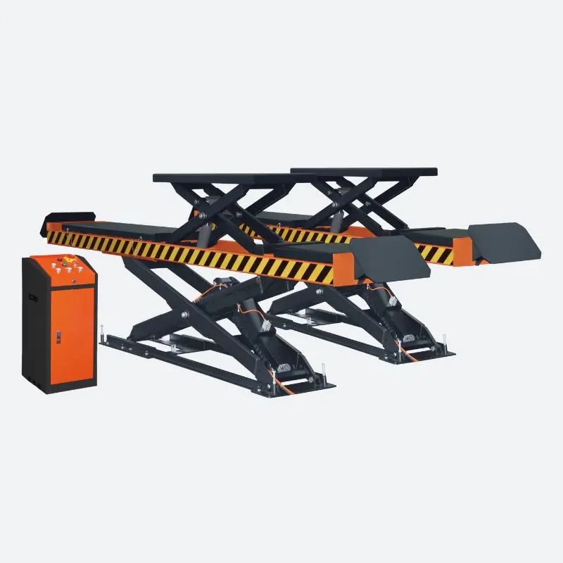 Pont ciseaux de géométrie 5000kg avec ciseaux auxiliaire