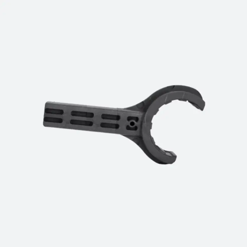 Clé de serrage pour raccords polymères air comprimé