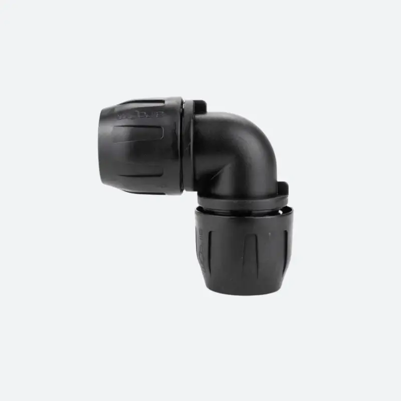 Coude à 90° pour raccordement réseau d'air comprimé