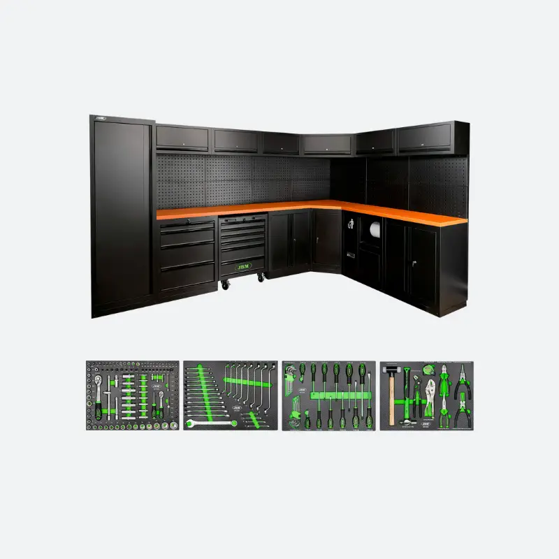 ENSEMBLE DE MEUBLES MODULAIRES (43 PIÈCES)