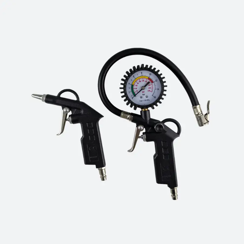 Pistolet soufflette et gonfleur pneumatique pour air comprimé