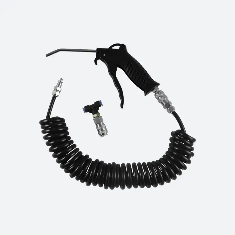 Soufflette d'air comprimé avec tuyau spirale 5m