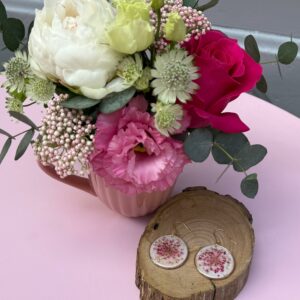 Création artisanale avec fleurs
